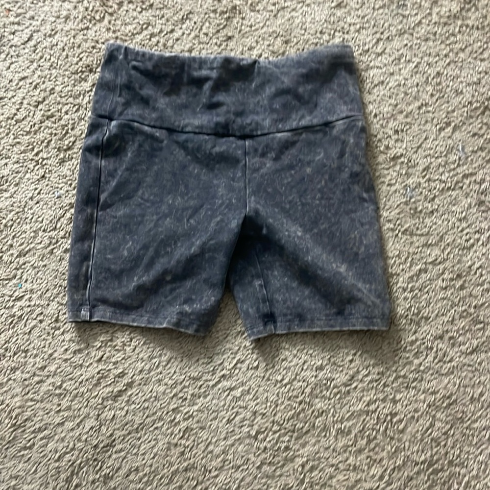 Green Kids Biker shorts